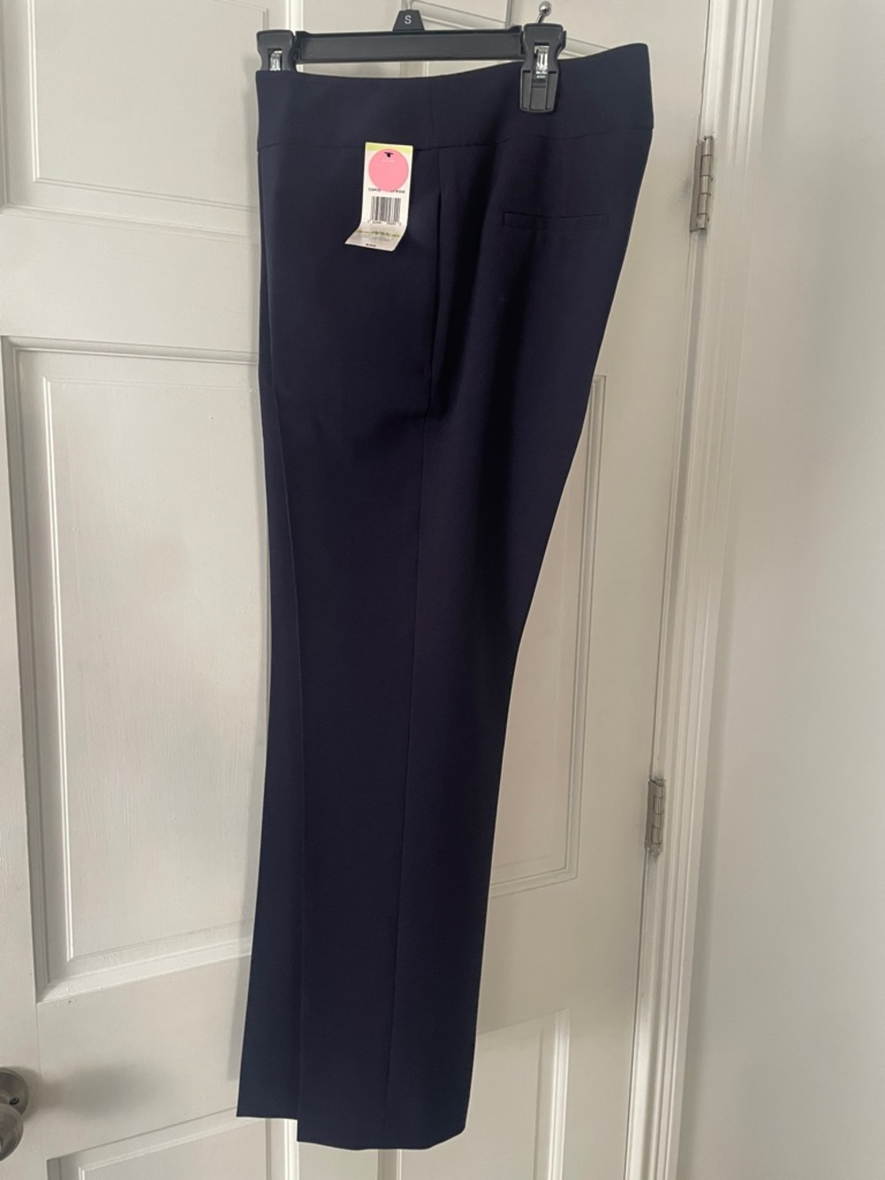 Evan Picone Navy Boot-Cut Dress Pants